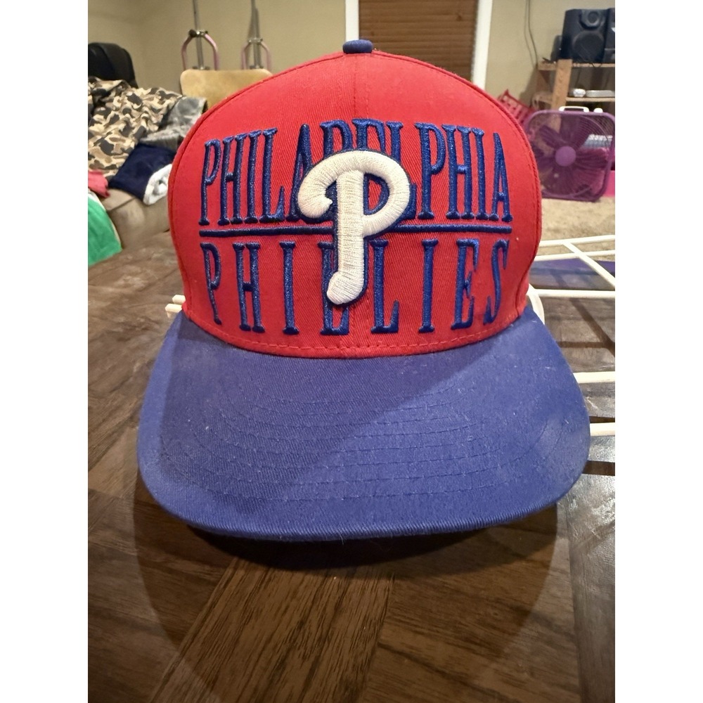 Philadelphia Phillies New Era 9FIFTY Snapback Hat Red Blue MLB M/L